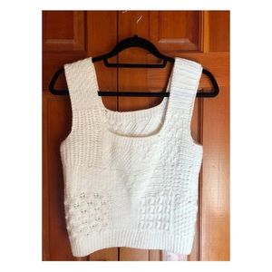 Vintage Knit Crop Top